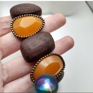 Mediterranean chunky neutral bracelet